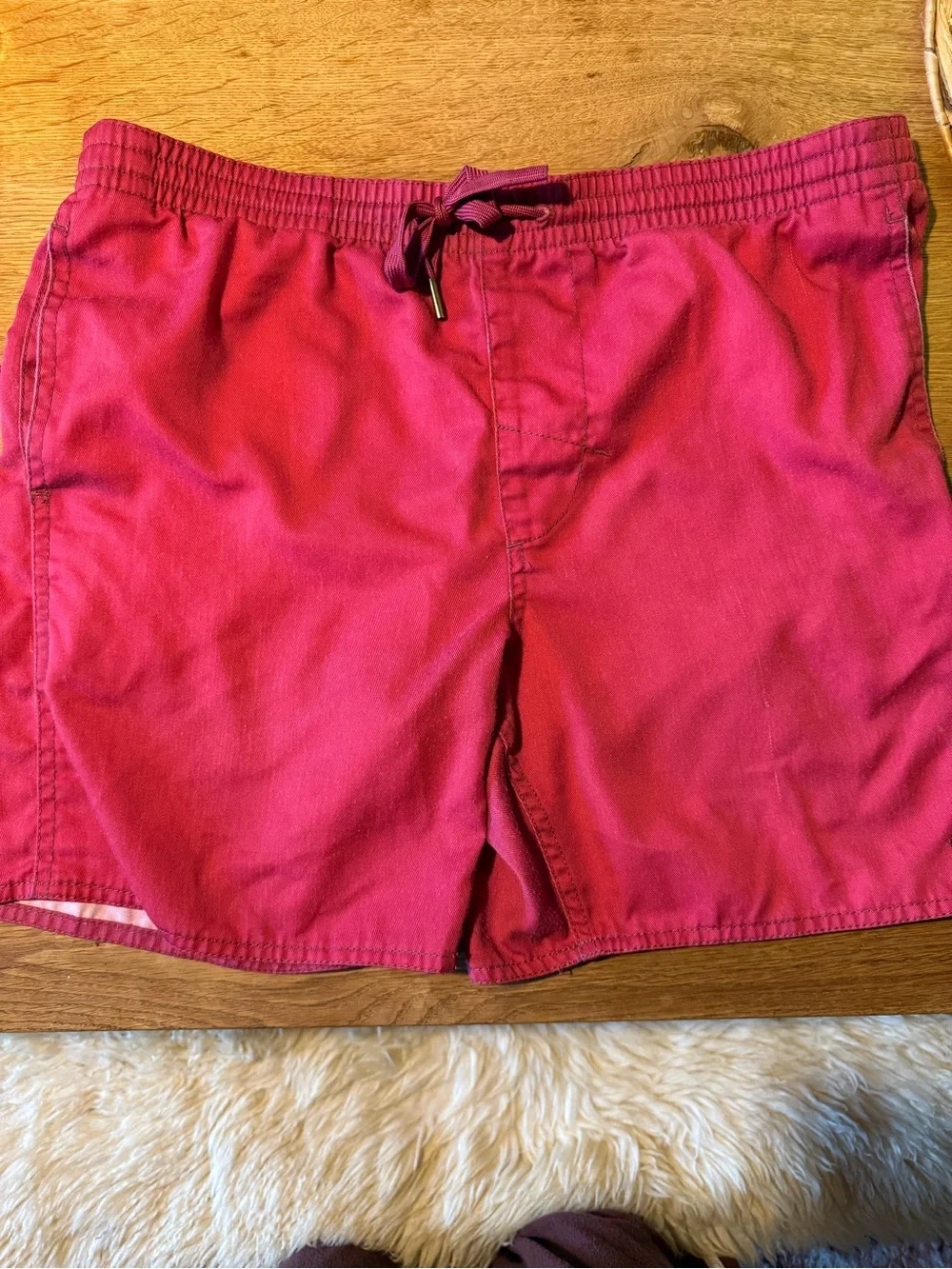 Rhythm magenta beach shorts size medium
